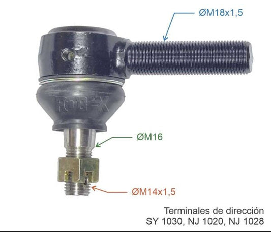 TERMINAL DE DIRECCION YUEJIN RH/LH - 16X18